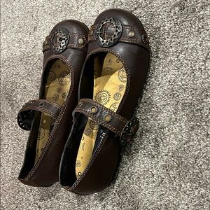 Vintage demonia steampunk flats
